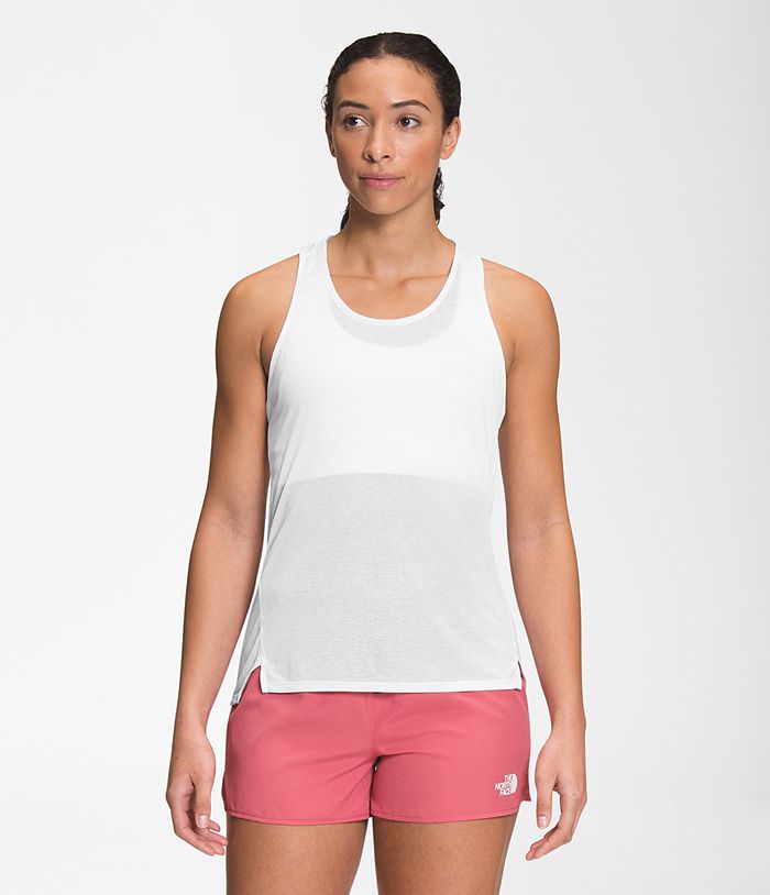 Tank Top The North Face Mujer Sunriser Blancas - Peru 14760TUKO